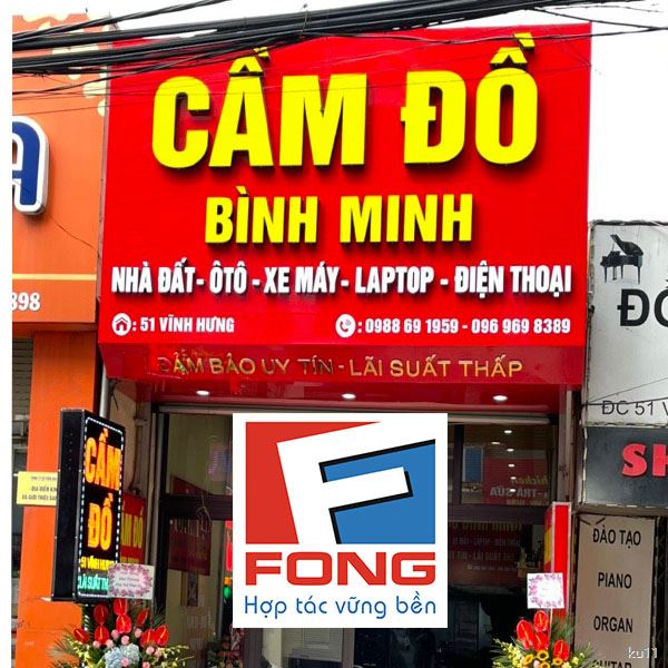 Biển hiệu cầm đồ